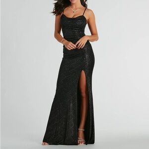 Elegant Black Evening Gown